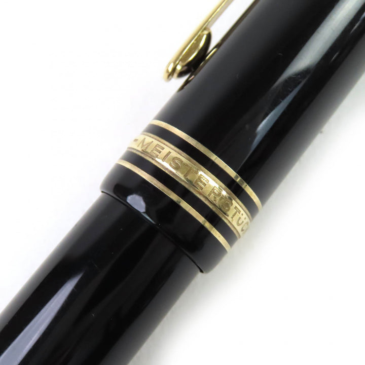 非常に良い モンブラン 万年筆 マイスターシュテュック 149 ホワイトスター ブラック 14K メンズ