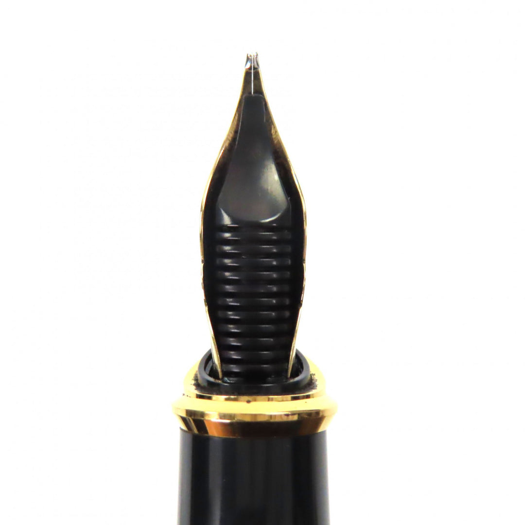 Great Dupont fountain pen Olympio genuine lacquer Red Marble 18K mens