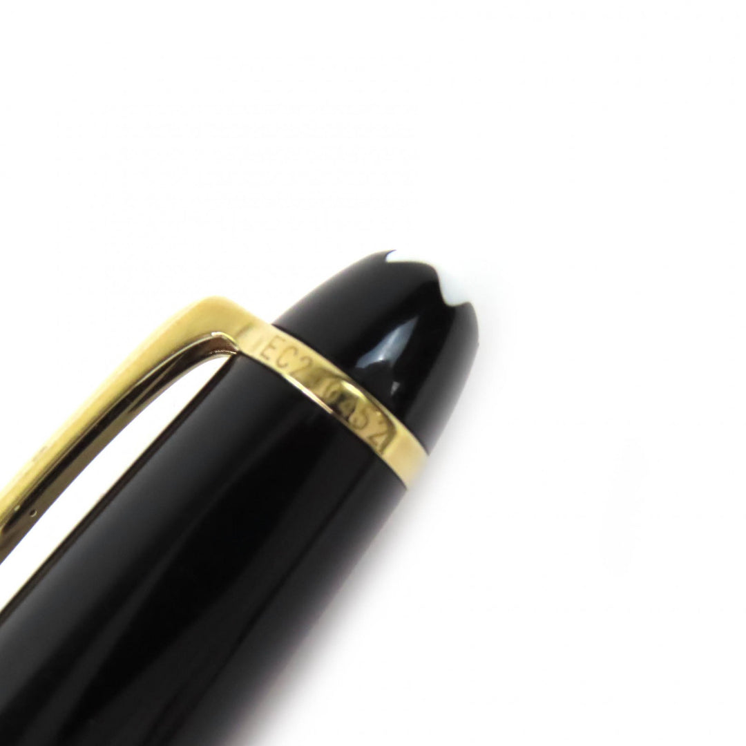 Very Good MONTBLANC fountain pen Meisterstück Classic white star black 14K mens