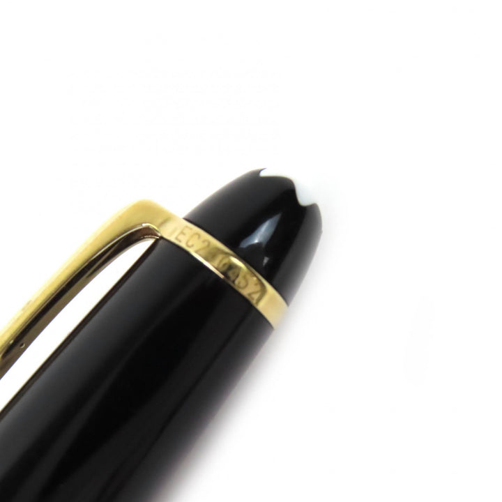 Very Good MONTBLANC fountain pen Meisterstück Classic white star black 14K mens