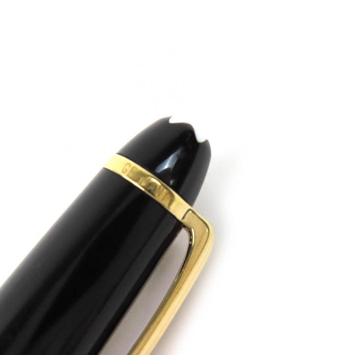 Very Good MONTBLANC fountain pen Meisterstück Classic white star black 14K mens