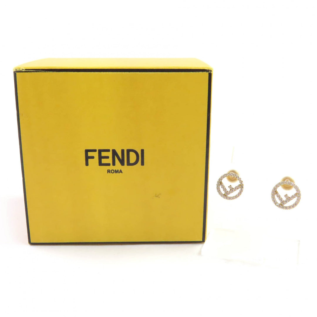 素晴らしい FENDI ピアス F is Fendi ピアス ゴールド シルバー ー レディース
