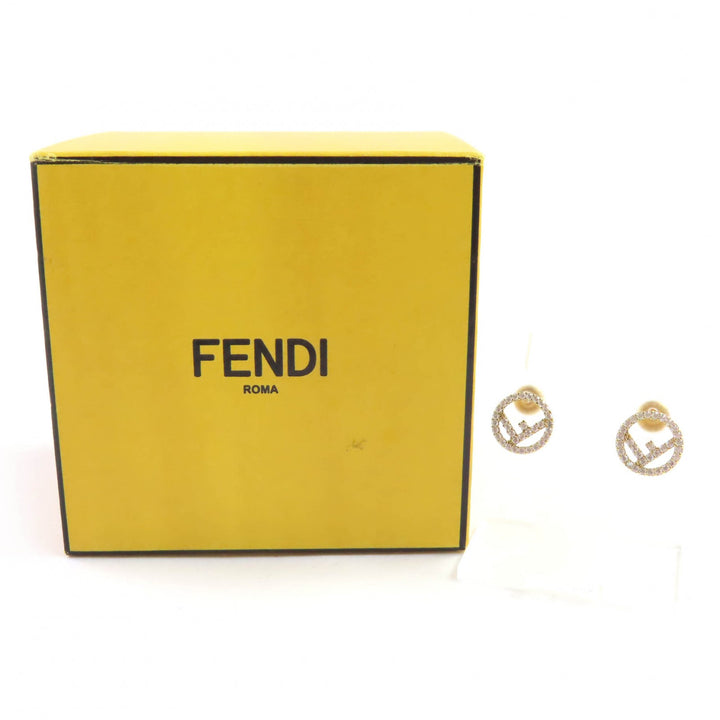 素晴らしい FENDI ピアス F is Fendi ピアス ゴールド シルバー ー レディース
