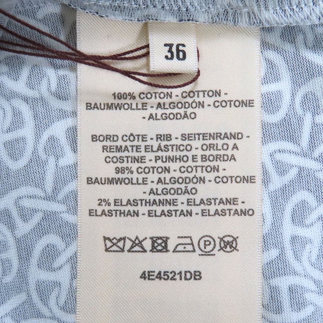 Pristine HERMES one piece Naoussa Chaine Micro cotton Women 36 4E4521DB