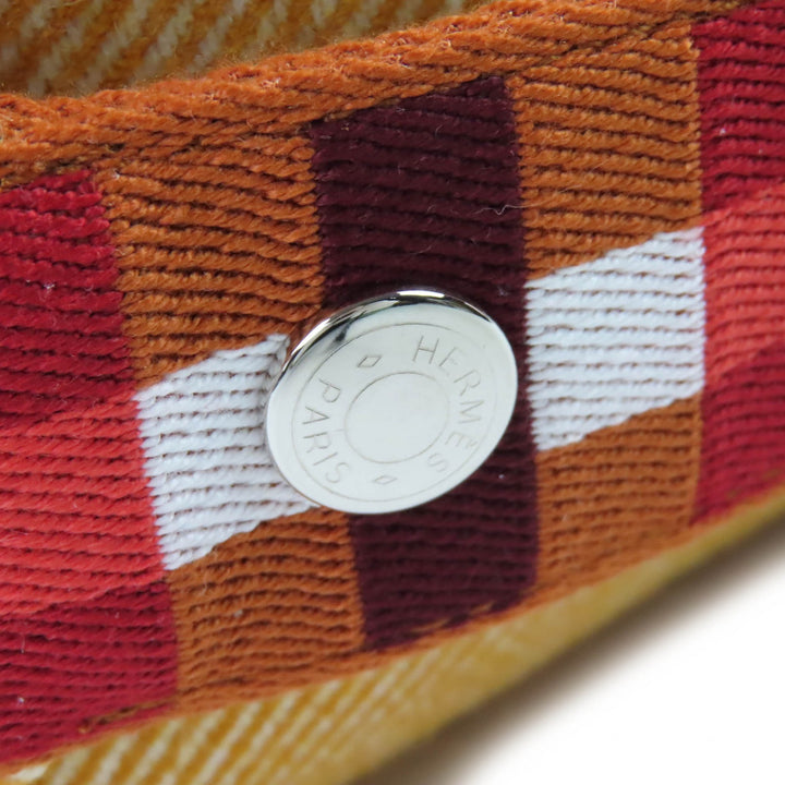新品 HERMES ポーチ ブライド a ブラック PM O Kare Hロゴ ハンドバッグ ウール レディース