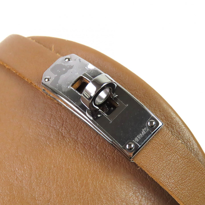 HERMES ニーハイブーツ ジャンピングブーツ ケリーバックル レザー ブラウン レディース 35