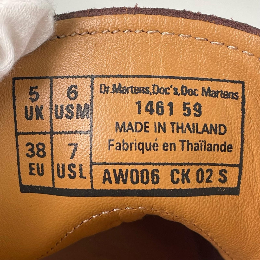 Dr.Martens Leather shoes 1461 3-hole shoes Red leather Women 5 11838600