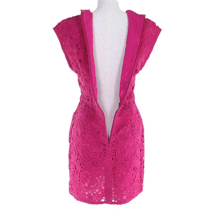 Pristine VALENTINO one piece Embroidered lace sleeveless dress 40 VB0VAVU03QG