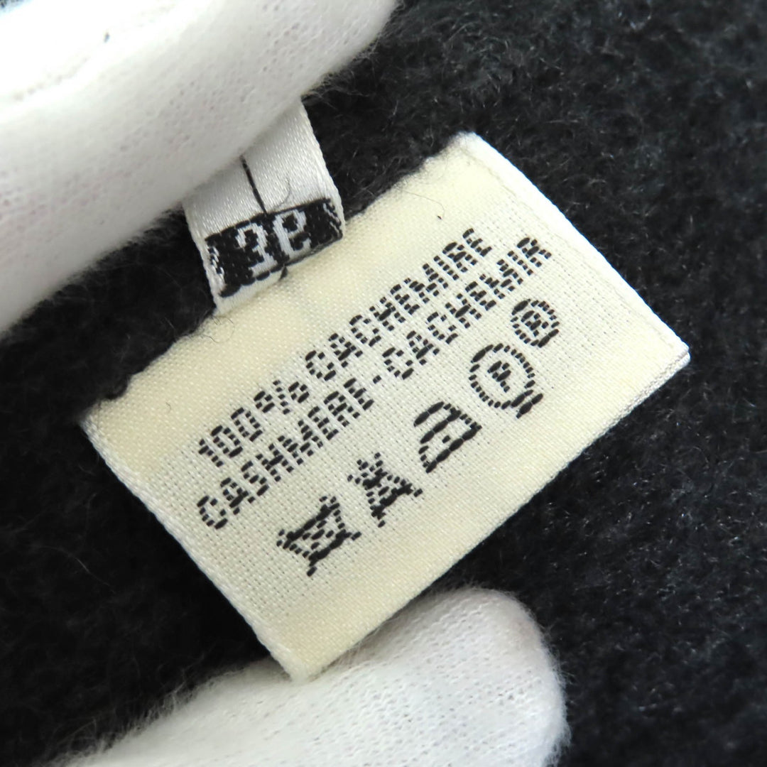Excellent HERMES Chester coat Margiela period H button single Charcoal gray cashmere 36