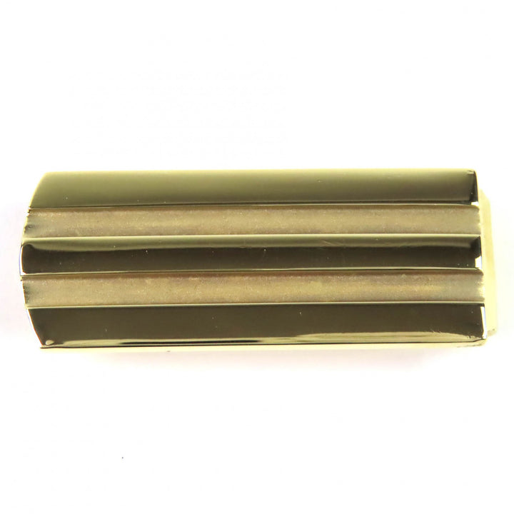 Great TIFFANY&Co. Double Line Money Clip Solid Gold, 18K Gold/750 (Yellow Gold)