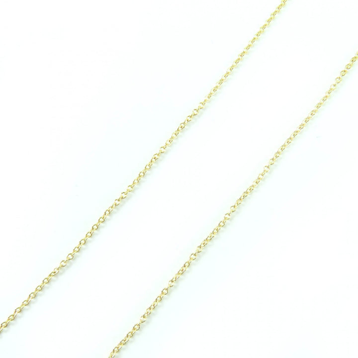 Excellent TIFFANY&Co. Single Diamond Pendant Diamond 0.12ct K18/750(Yellow Gold)