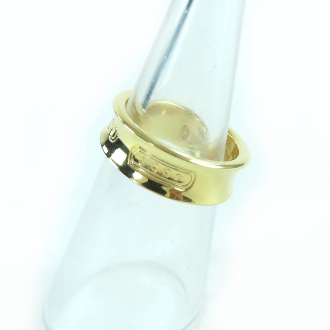 Excellent TIFFANY&Co. Ring 1837 Narrowing K18/750(YG) gold 750 Women