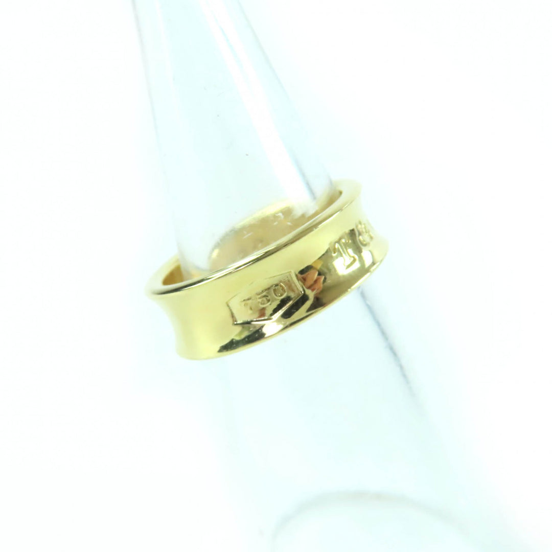 Excellent TIFFANY&Co. Ring 1837 Narrowing K18/750(YG) gold 750 Women