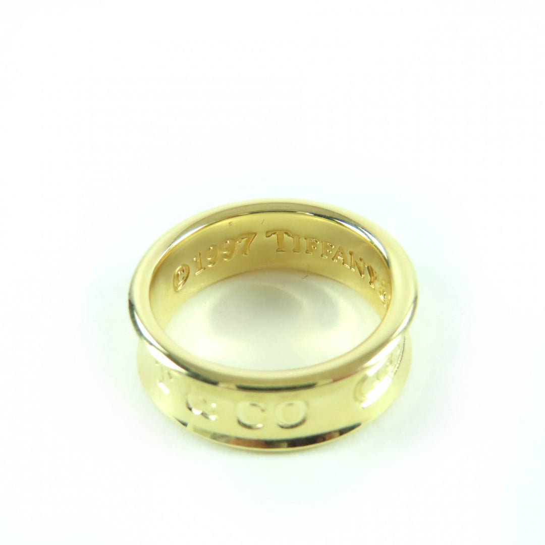 Excellent TIFFANY&Co. Ring 1837 Narrowing K18/750(YG) gold 750 Women