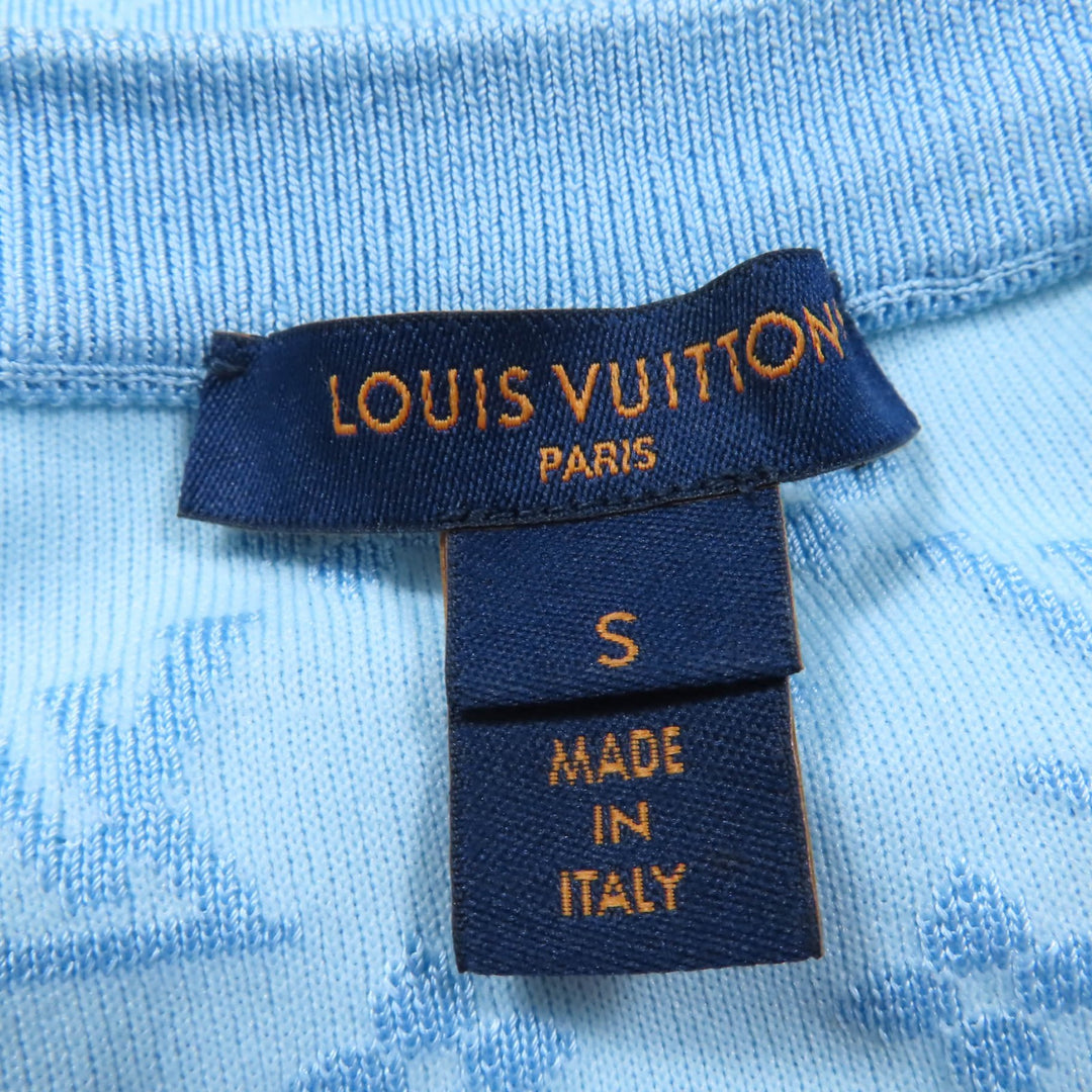 Excellent LOUIS VUITTON two-piece set Monogram Jacquard Top and Jogging Pants