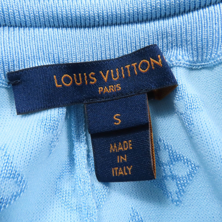 Excellent LOUIS VUITTON two-piece set Monogram Jacquard Top and Jogging Pants