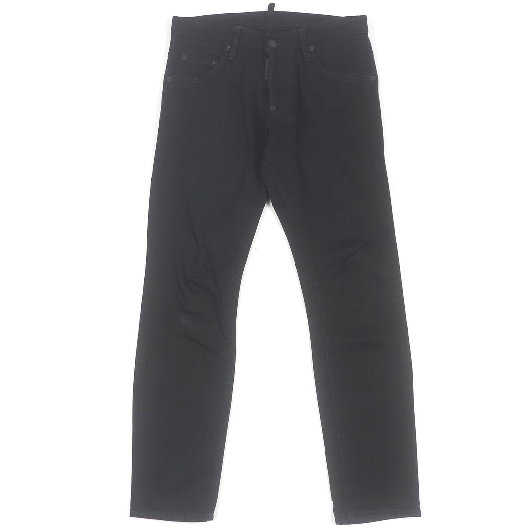 Discounted Great DSQUARED2 Pants SKATER JEAN black cotton mens 44 S74LB0780