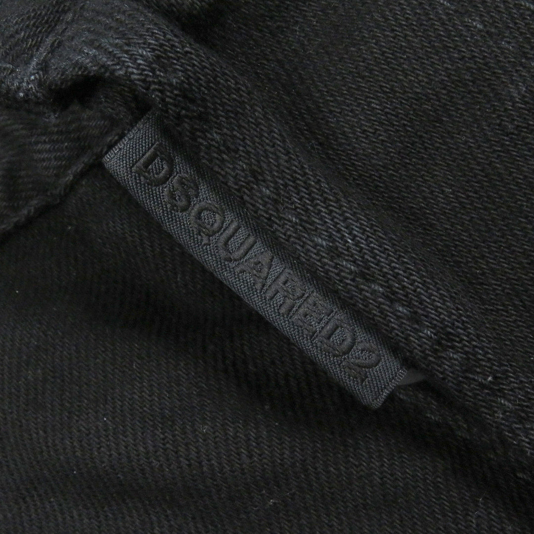 Discounted Great DSQUARED2 Pants SKATER JEAN black cotton mens 44 S74LB0780