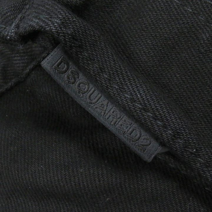Discounted Great DSQUARED2 Pants SKATER JEAN black cotton mens 44 S74LB0780