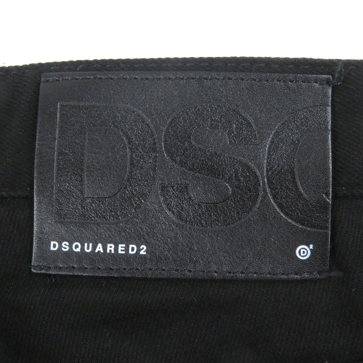 Discounted Great DSQUARED2 Pants SKATER JEAN black cotton mens 44 S74LB0780