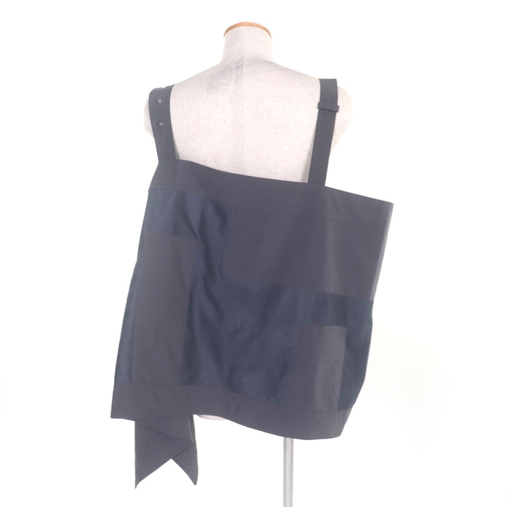 Pristine DIOR Best Asymmetrical mesh panel gray Nylon mens 383C655A5771