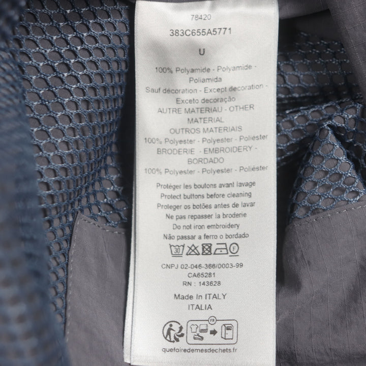 Pristine DIOR Best Asymmetrical mesh panel gray Nylon mens 383C655A5771