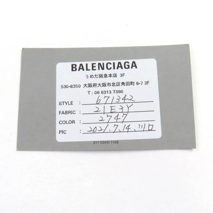 Excellent BALENCIAGA Handbag Bistro XS Gray Women 671342