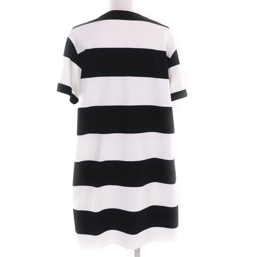 Excellent LOUIS VUITTON one piece Black White cotton Women 1AAUOX