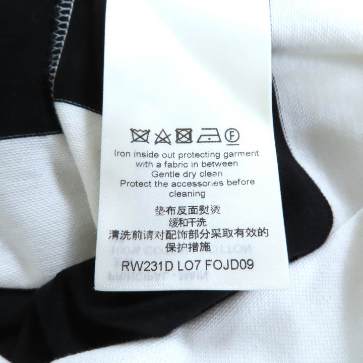 Excellent LOUIS VUITTON one piece Black White cotton Women 1AAUOX