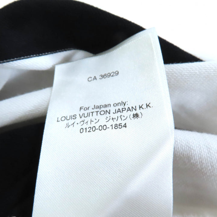 Excellent LOUIS VUITTON one piece Black White cotton Women 1AAUOX