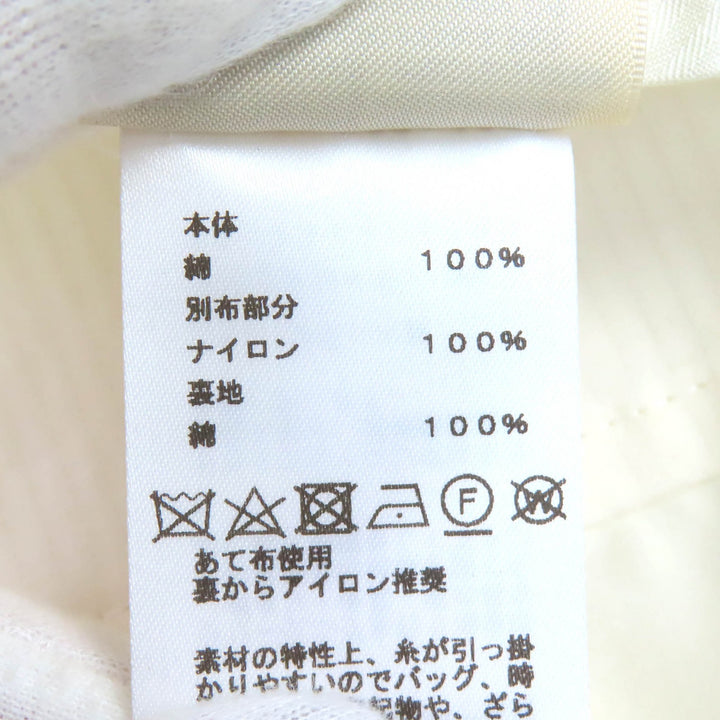 Excellent HERMES Shorts Cotton culottes with some nylon Cream type 34 3E0407DP