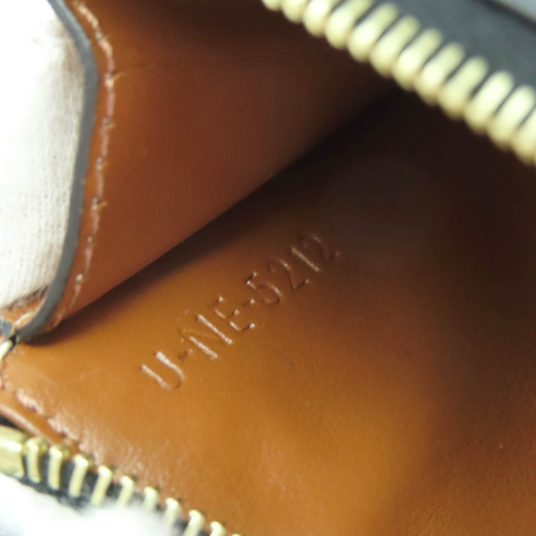 Excellent CELINE Card Case Brown leather Women