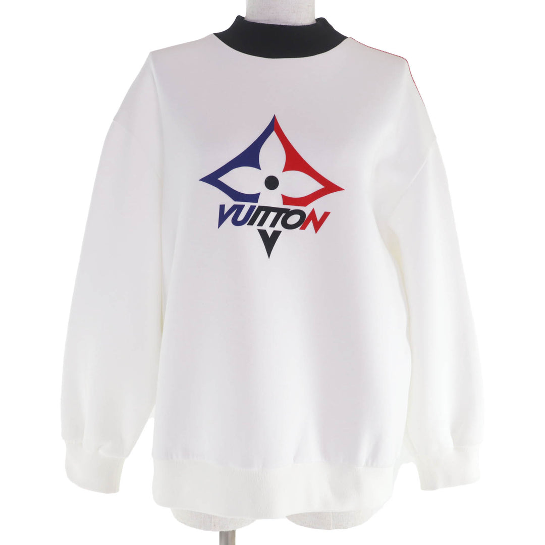 Pristine LOUIS VUITTON sweat LV Snowflake Sweatshirt white cotton Women S
