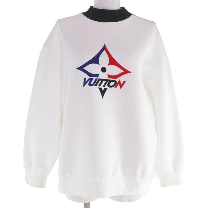 Pristine LOUIS VUITTON sweat LV Snowflake Sweatshirt white cotton Women S