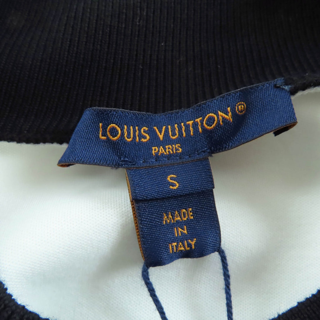 Pristine LOUIS VUITTON sweat LV Snowflake Sweatshirt white cotton Women S