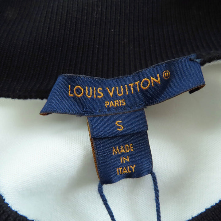 Pristine LOUIS VUITTON sweat LV Snowflake Sweatshirt white cotton Women S