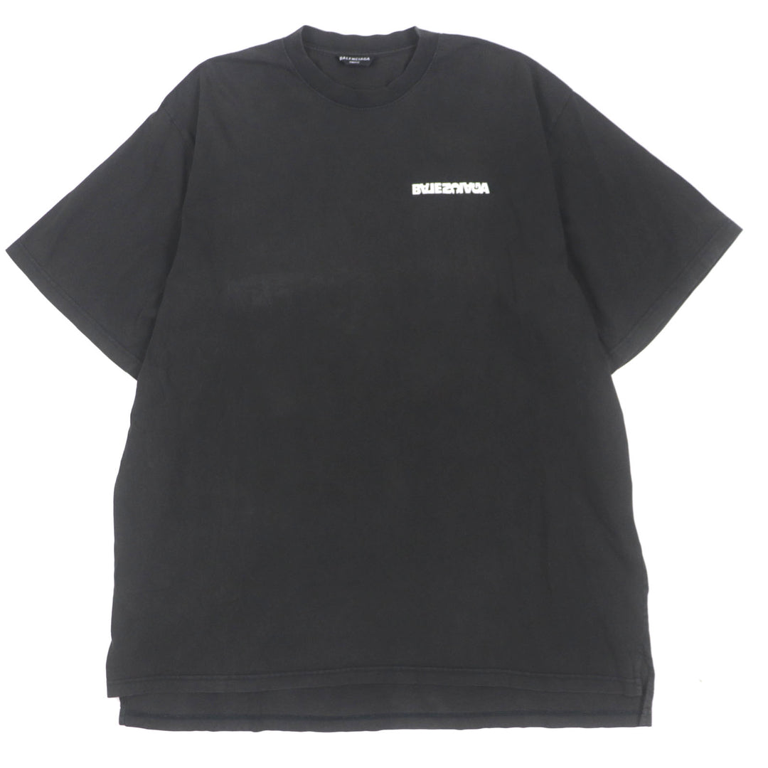 Great BALENCIAGA Short sleeve T-shirt black mens 5 675016