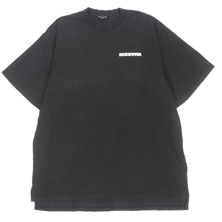 Great BALENCIAGA Short sleeve T-shirt black mens 5 675016