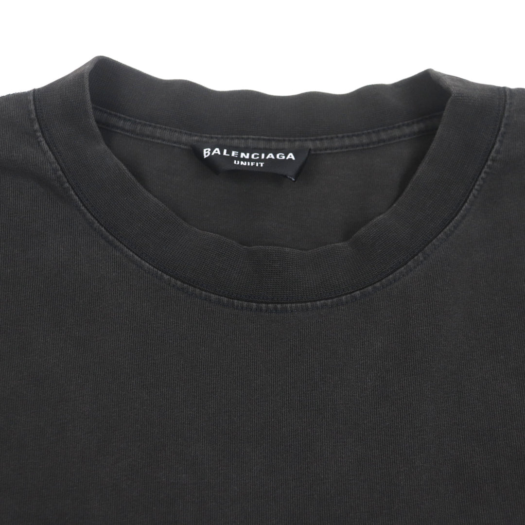 Great BALENCIAGA Short sleeve T-shirt black mens 5 675016
