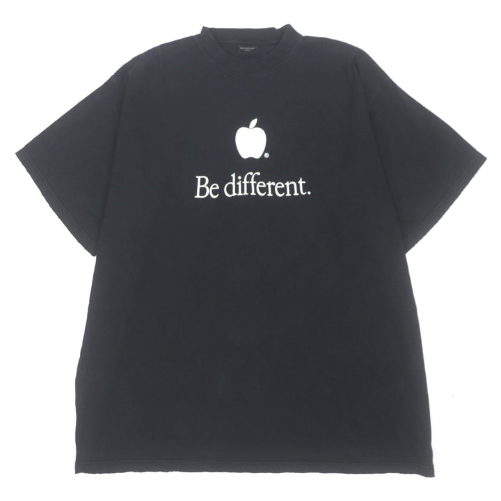 Great BALENCIAGA Short sleeve T-shirt Be different black cotton mens 5 712398
