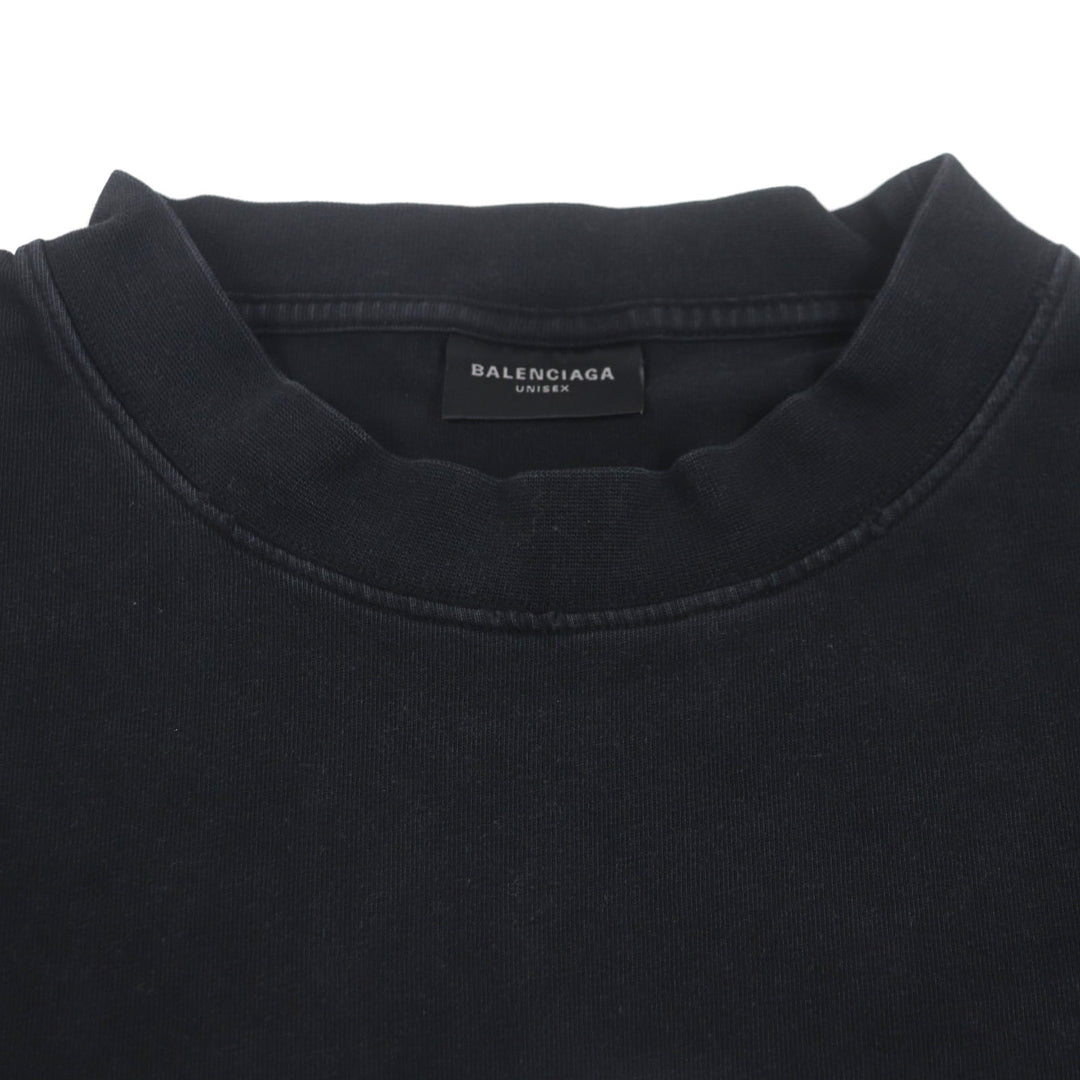 Great BALENCIAGA Short sleeve T-shirt Be different black cotton mens 5 712398