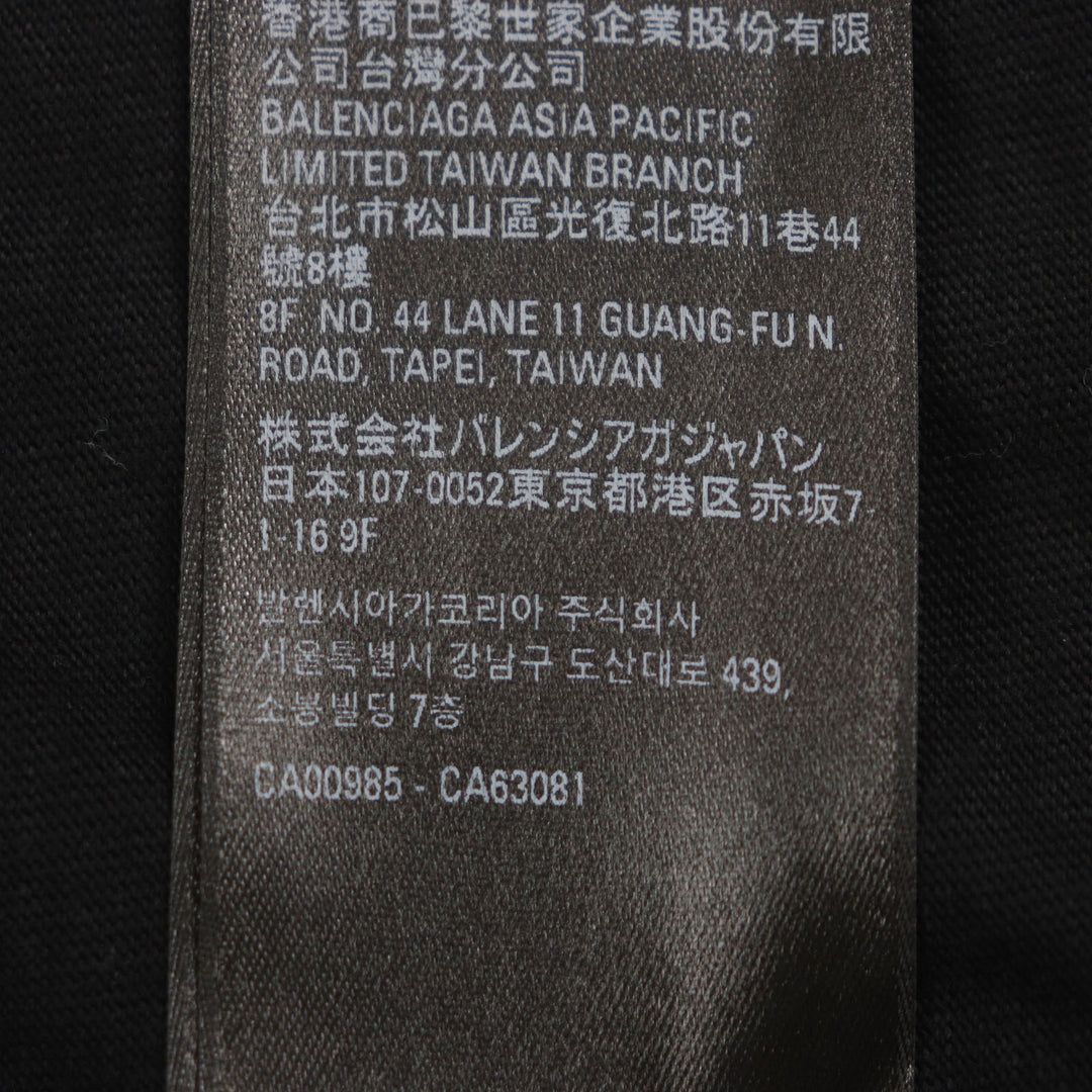 Great BALENCIAGA Short sleeve T-shirt Be different black cotton mens 5 712398