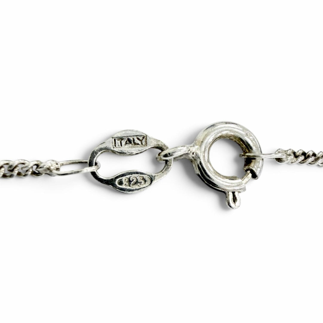 Excellent TIFFANY&Co. TRY GOD STERLING SILVER Necklace Accessory Silver