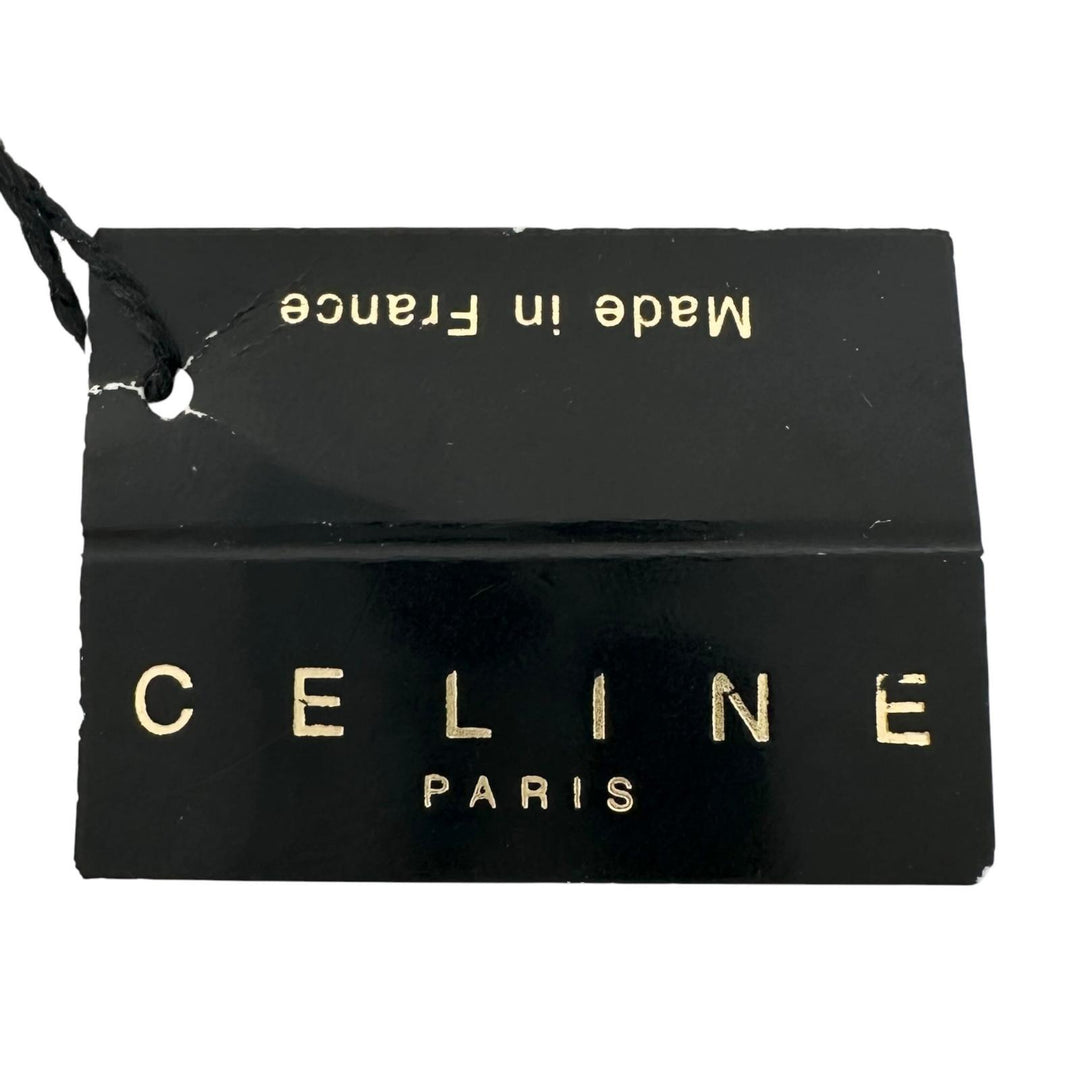 Excellent CELINE bracelet Circle logo gold Fake pearl Women