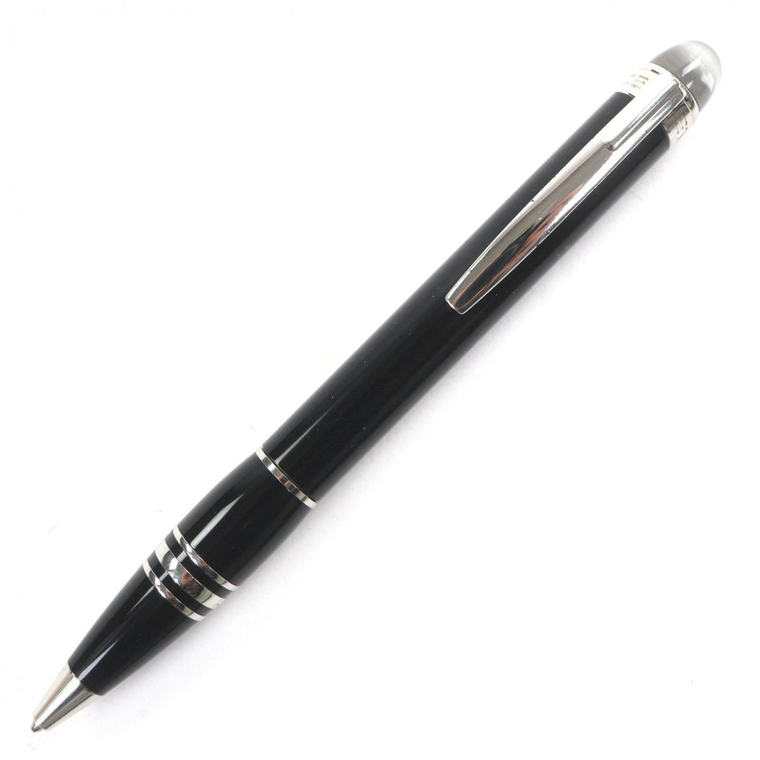 Great MONTBLANC Ballpoint pen Starwalker White Star Twist Type black ー mens