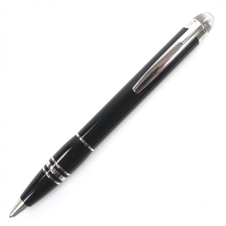 Great MONTBLANC Ballpoint pen Starwalker White Star Twist Type black ー mens