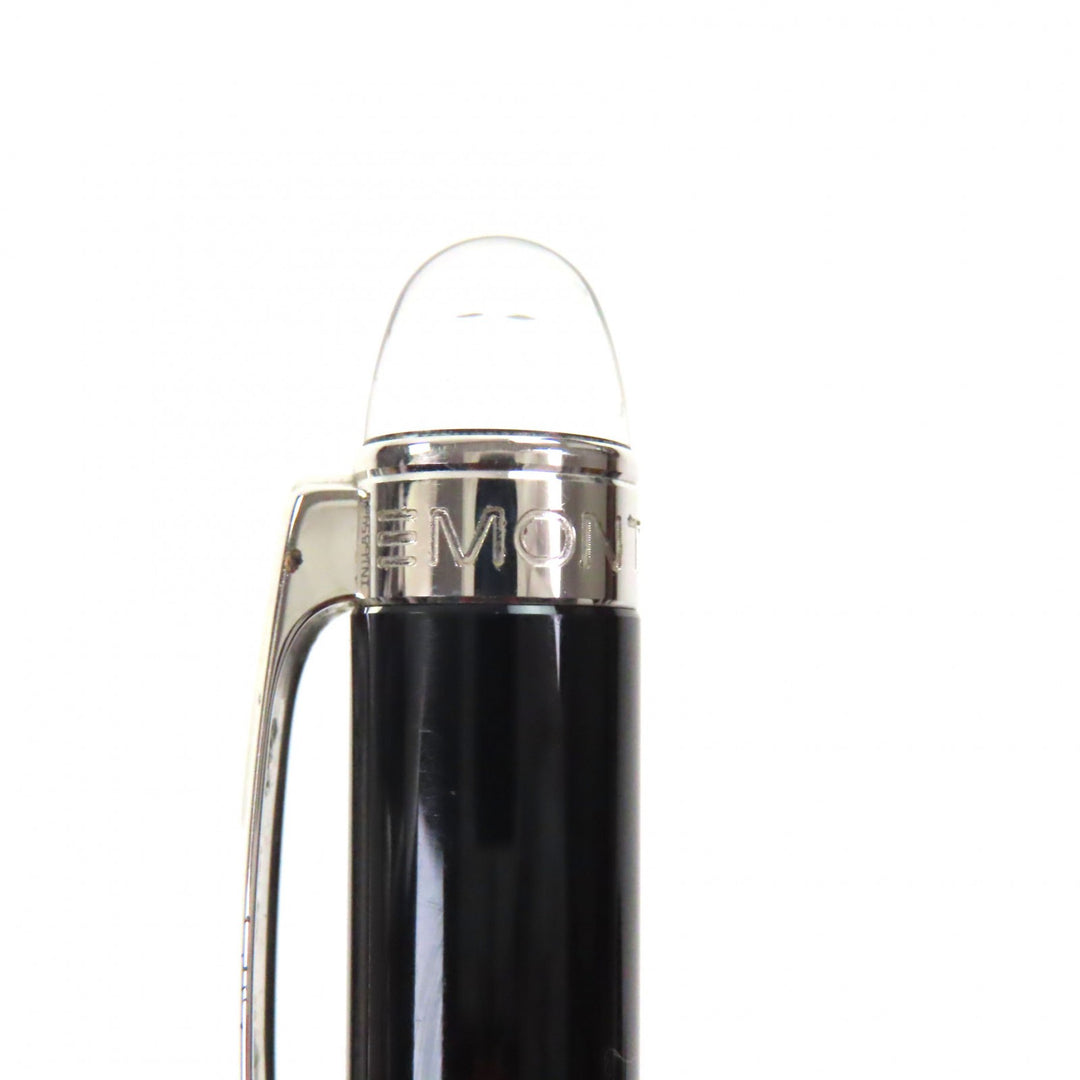 Great MONTBLANC Ballpoint pen Starwalker White Star Twist Type black ー mens