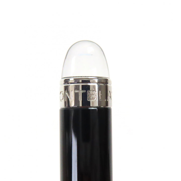 Great MONTBLANC Ballpoint pen Starwalker White Star Twist Type black ー mens