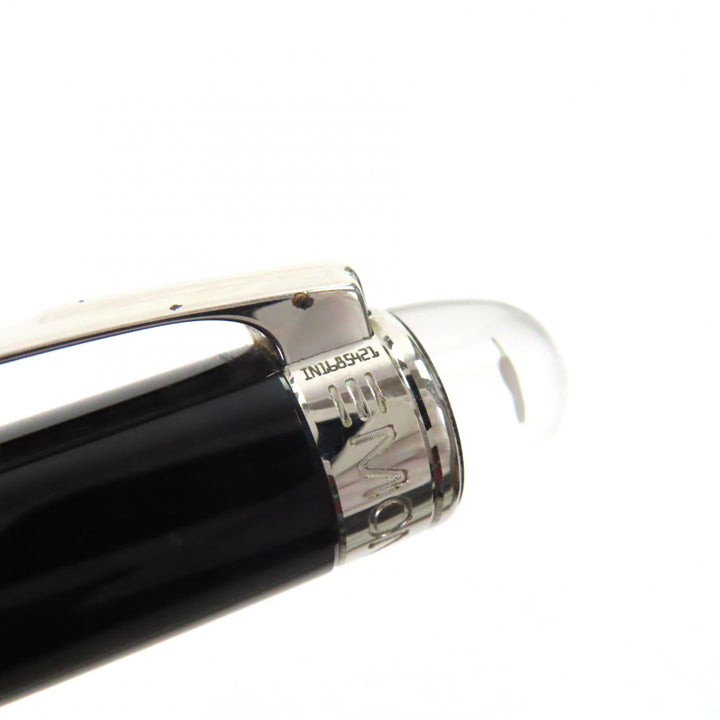 Great MONTBLANC Ballpoint pen Starwalker White Star Twist Type black ー mens