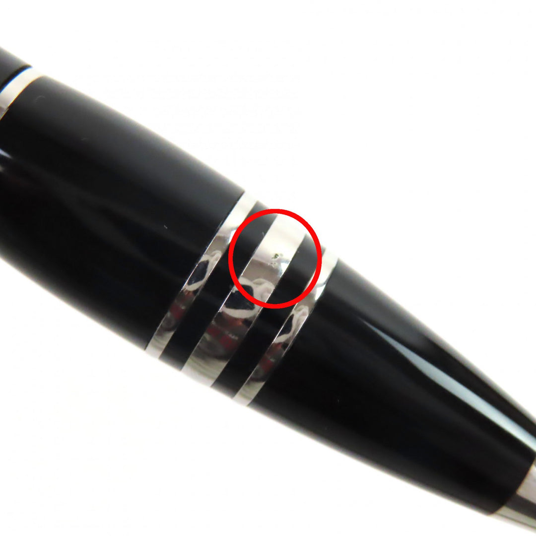 Great MONTBLANC Ballpoint pen Starwalker White Star Twist Type black ー mens